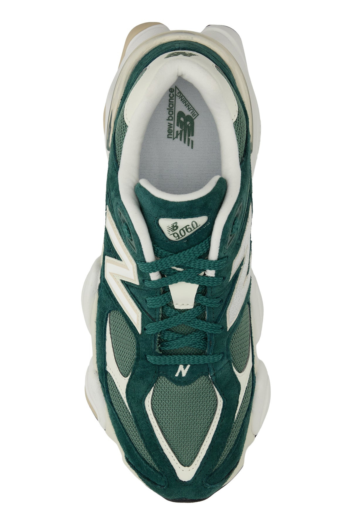 Two-tone mesh and suede 9060 sneakers - 4