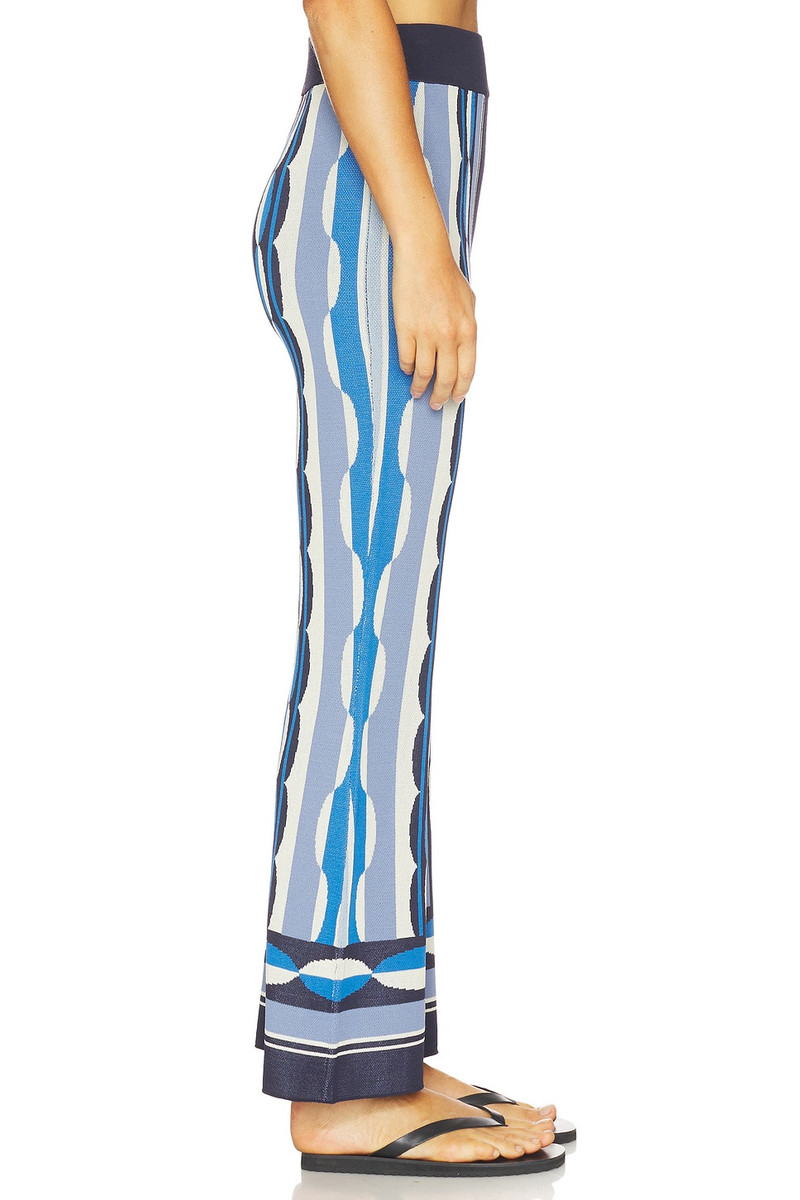 MISA Marla Pant in BlueGeo Stripe Knit outlook