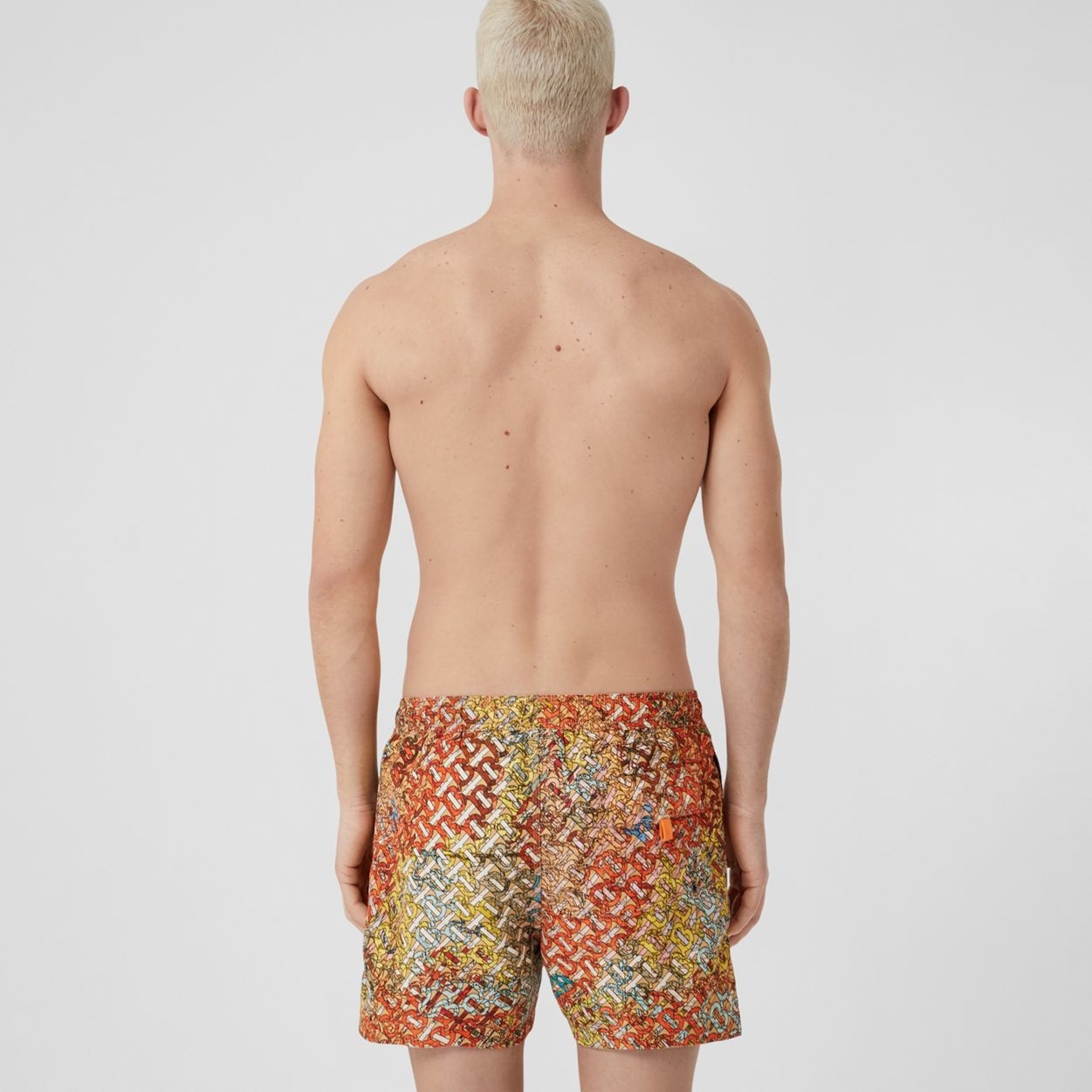Monogram Map Print Drawcord Swim Shorts - 3