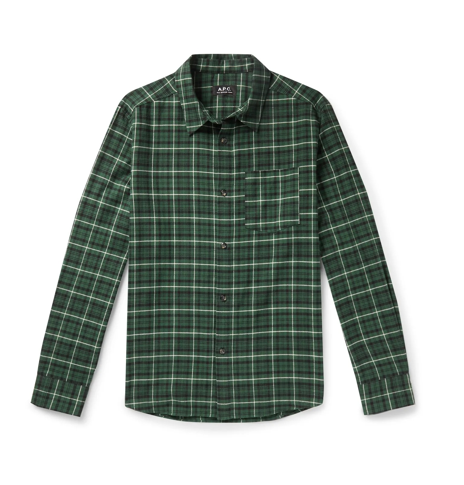 John Checked Cotton Shirt - 1