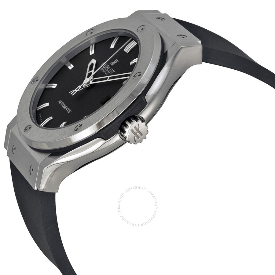 Hublot Classic Fusion Black Dial Black Rubber Men's Watch 511.NX.1170.RX - 2