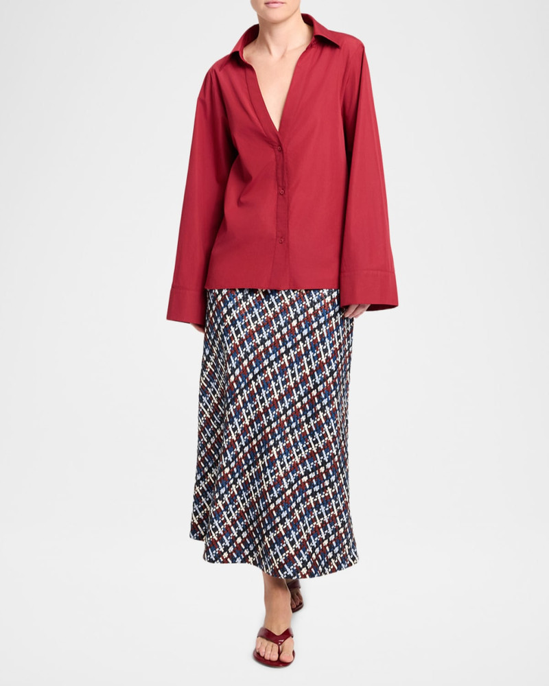 TWP Deep V Relaxed Shirt outlook