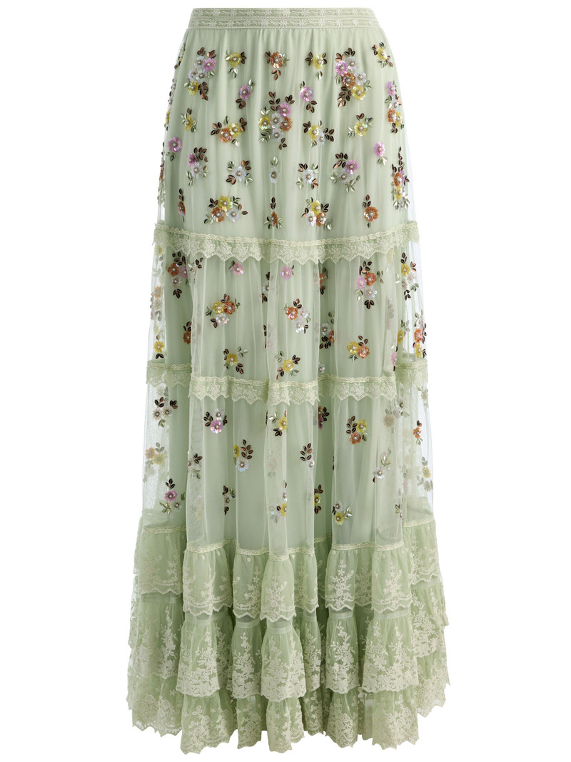 ALLEGRA EMBELLISHED MAXI SKIRT 1