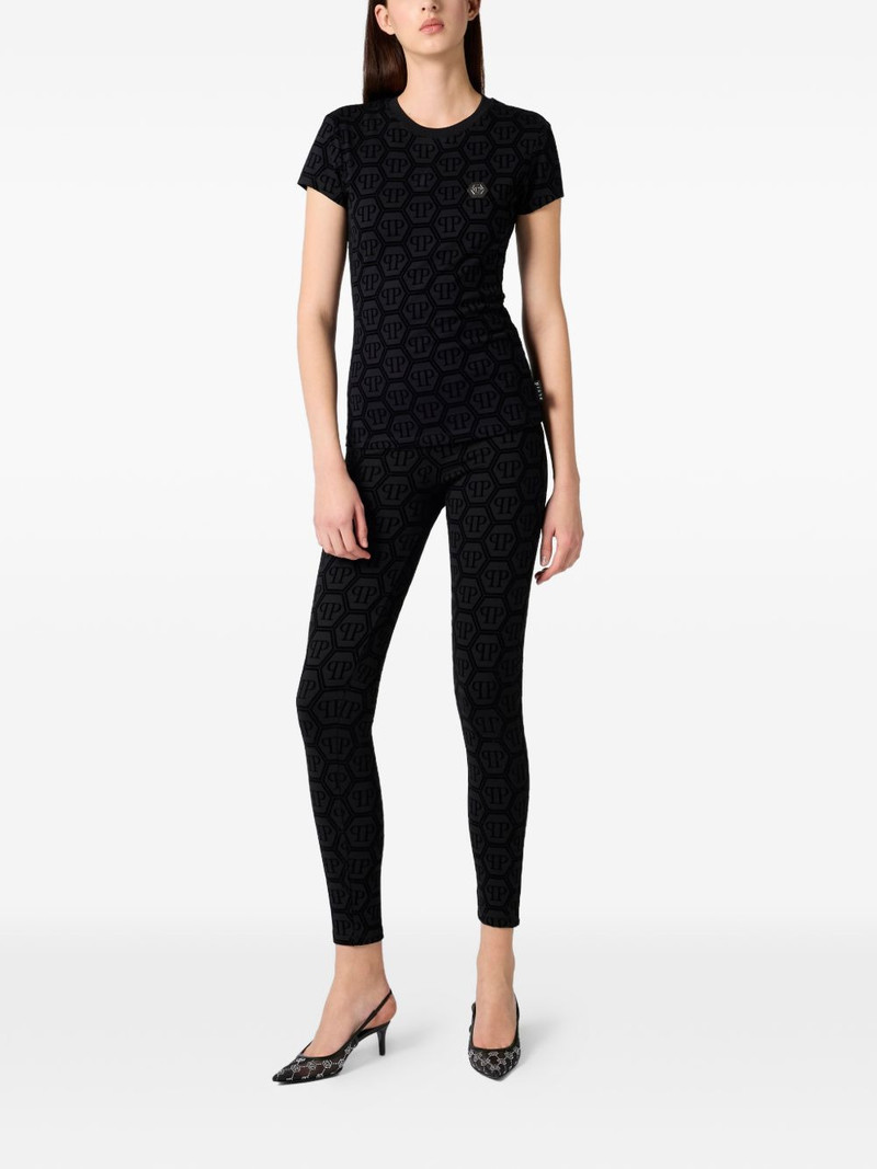 PHILIPP PLEIN jacquard monogram T-shirt outlook