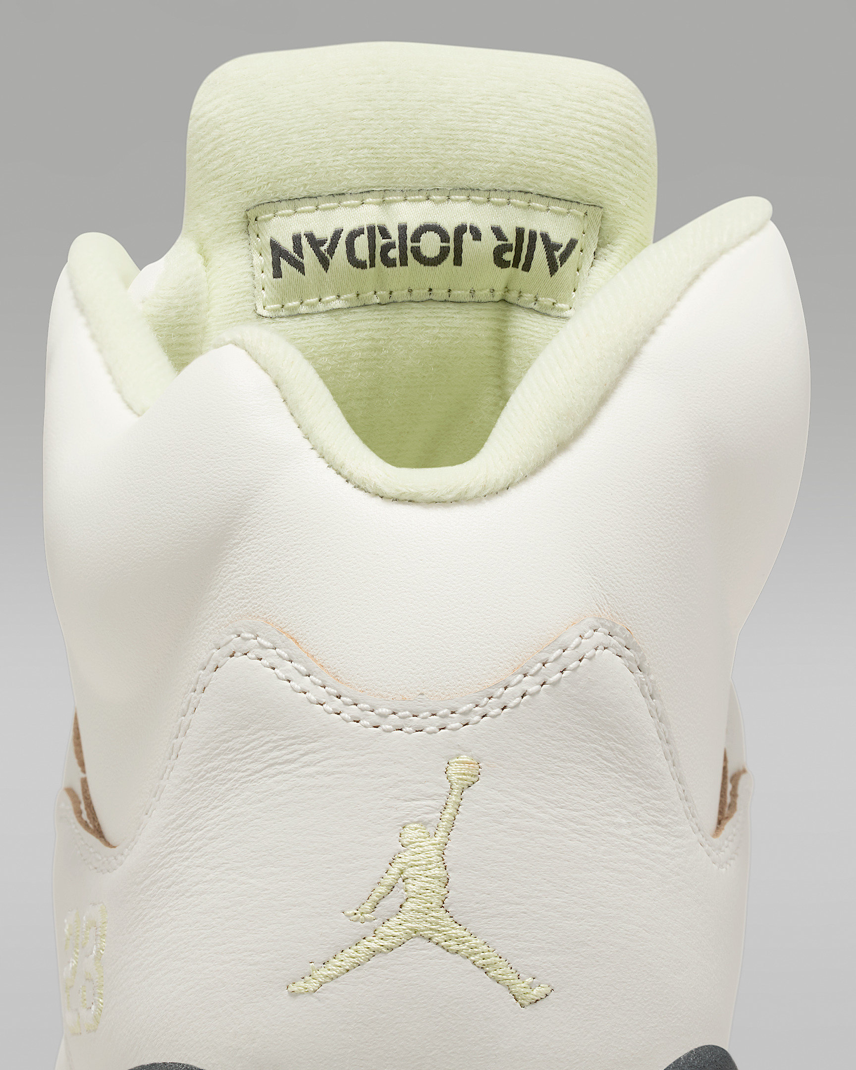 Air Jordan 5 Retro "Luminous Green and Sail" Women's Shoes - 10