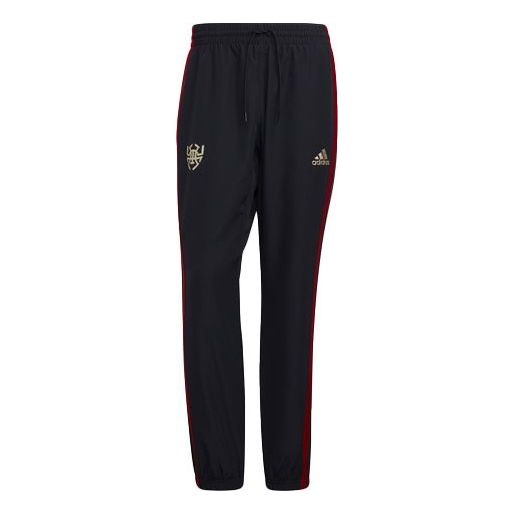 adidas Cny Don Pant Printing Loose Basketball Sports Pants Black GN5377 - 1