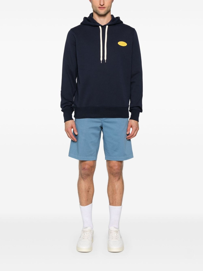 AUTRY logo-print cotton hoodie outlook