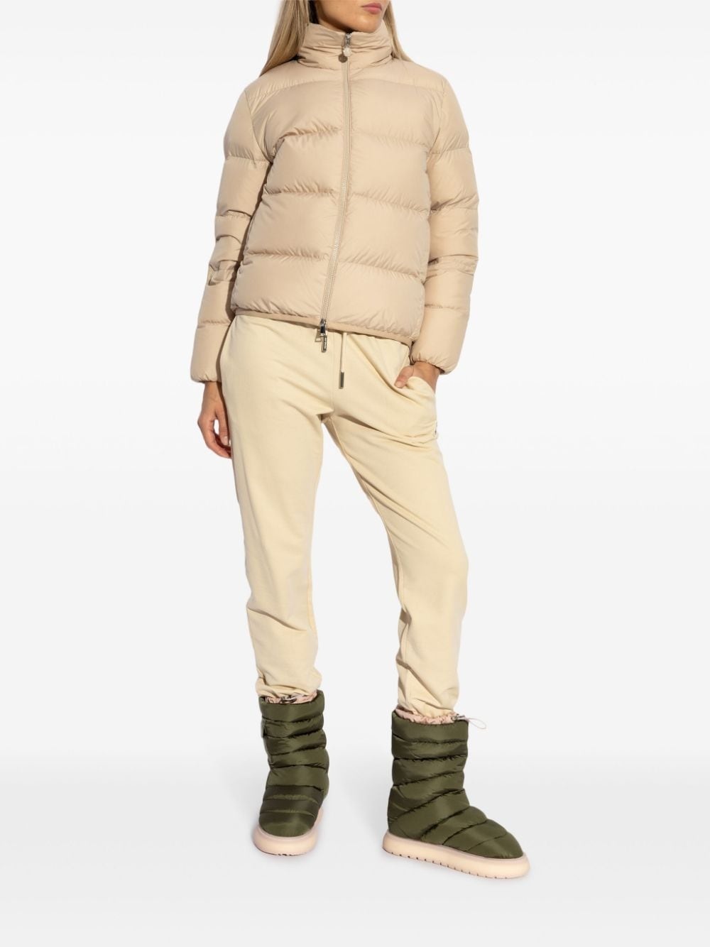 Abbadia logo-appliquÃ© puffer jacket - 2