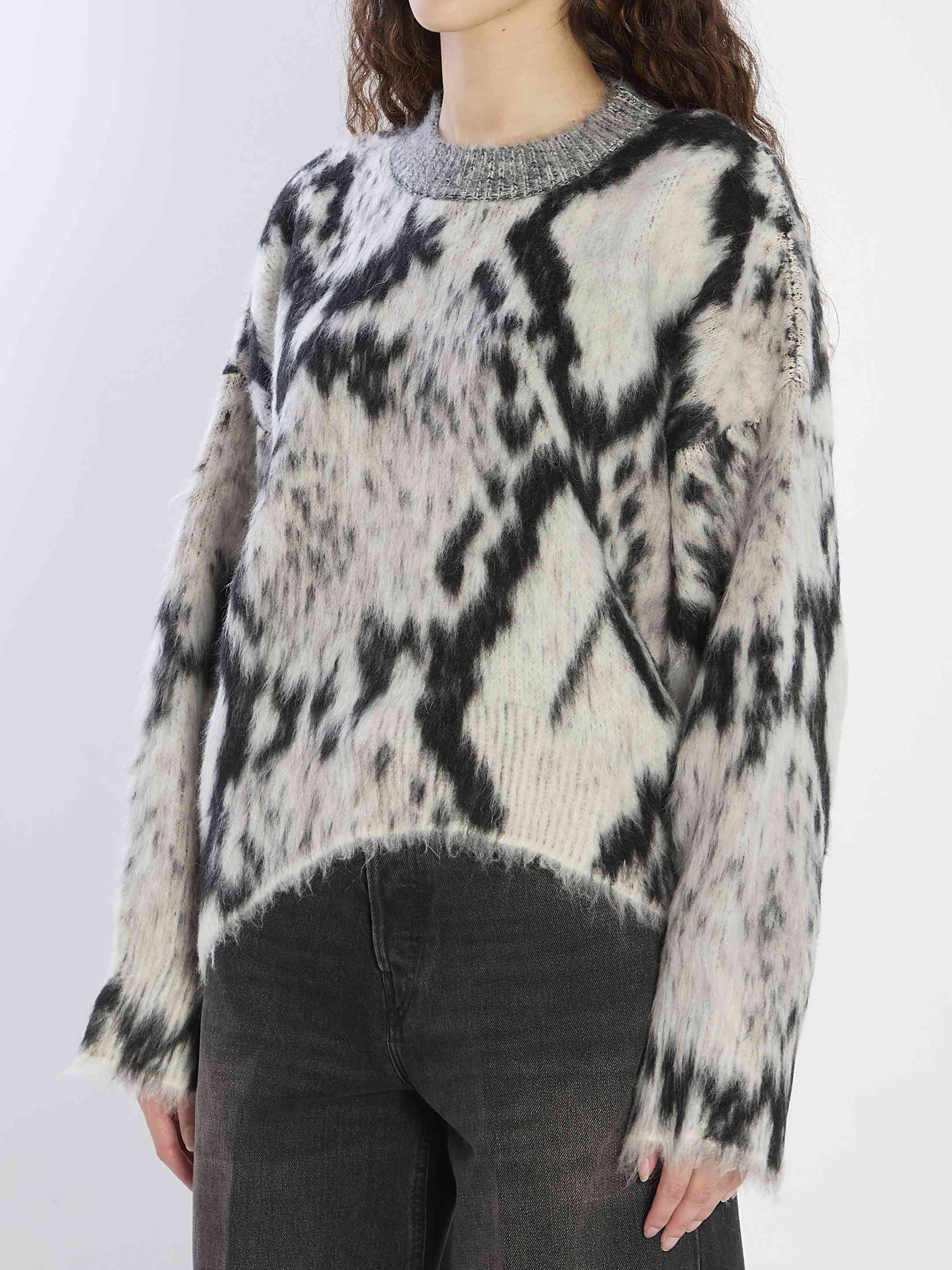 The Attico Women Python-Print Sweater - 2