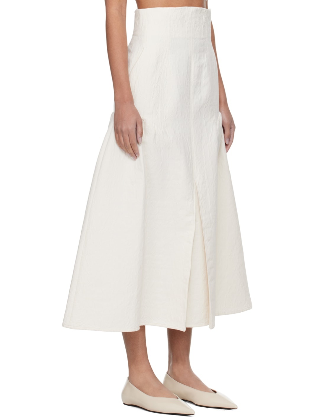 Off-White Box Pleat Maxi Skirt - 2
