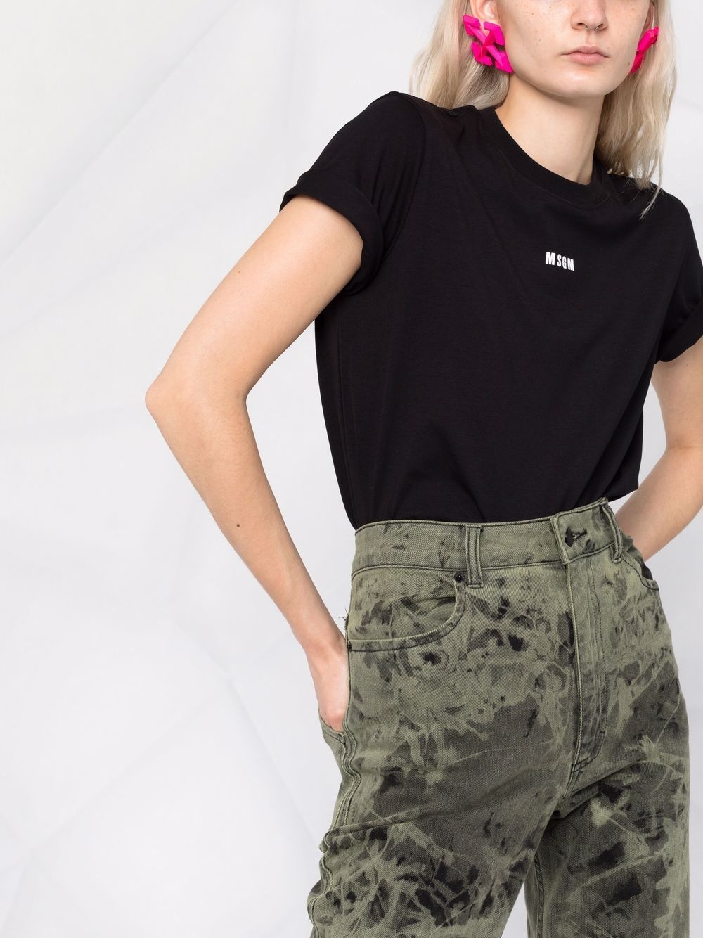 logo-print short-sleeved T-shirt - 5