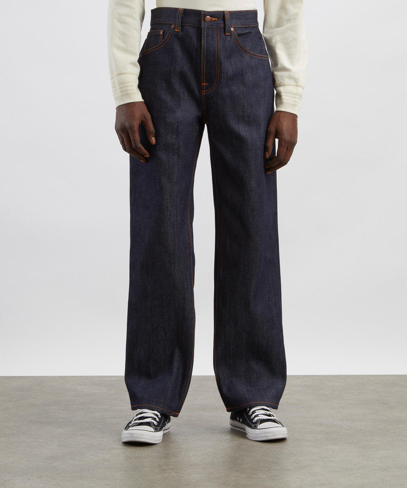 Nudie Jeans Tuff Tony Dry Sunburns Wide-Leg Jeans outlook