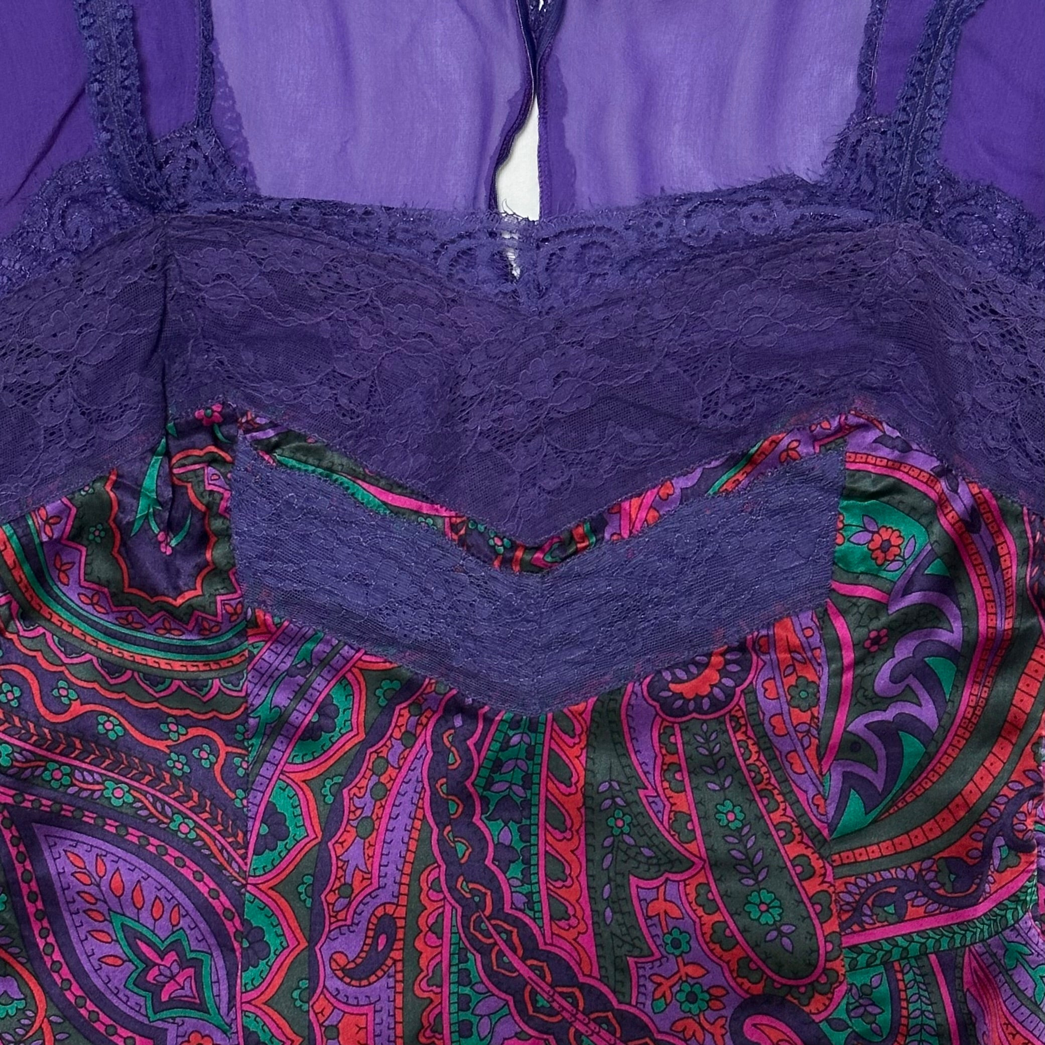 D&G - D&G Fall Winter 2004 Paisley Print Lace Trim Top - 3