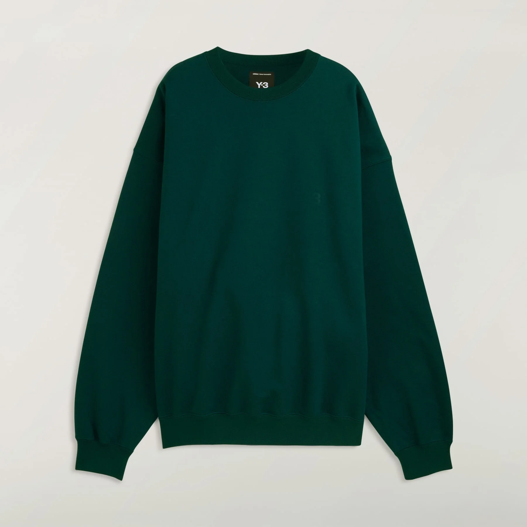 Y-3 Brushed Terry Crew Sweatshirt - 1