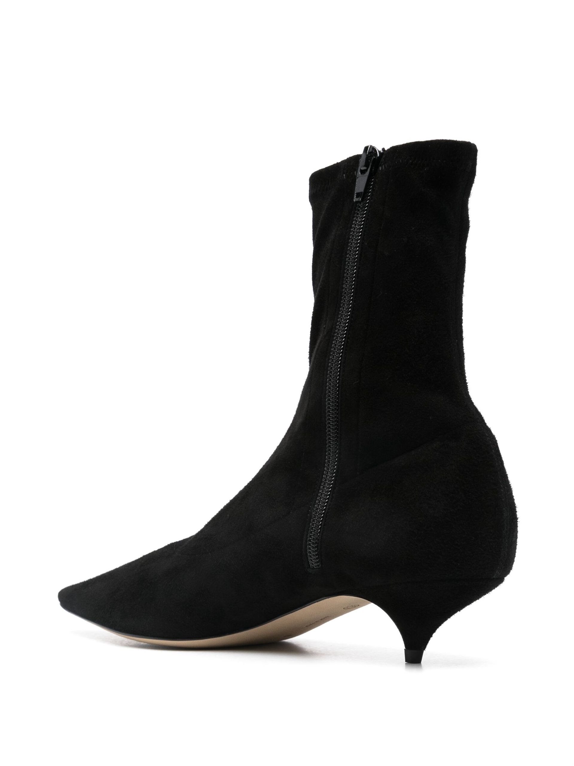 The Row Black Liisa Boots | brownsfashion | REVERSIBLE