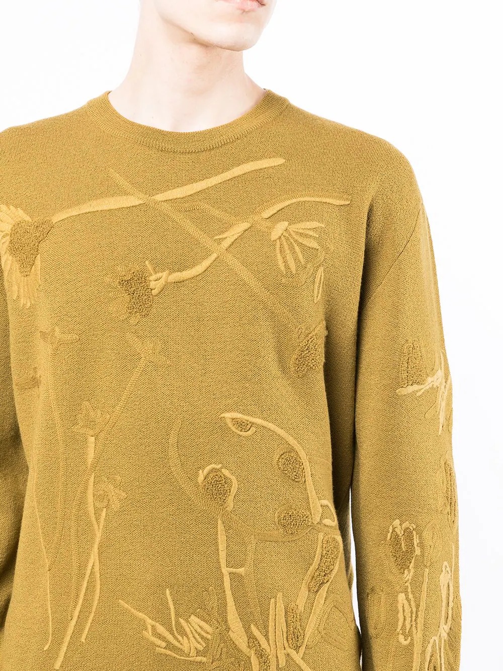 embroidered wool jumper - 5