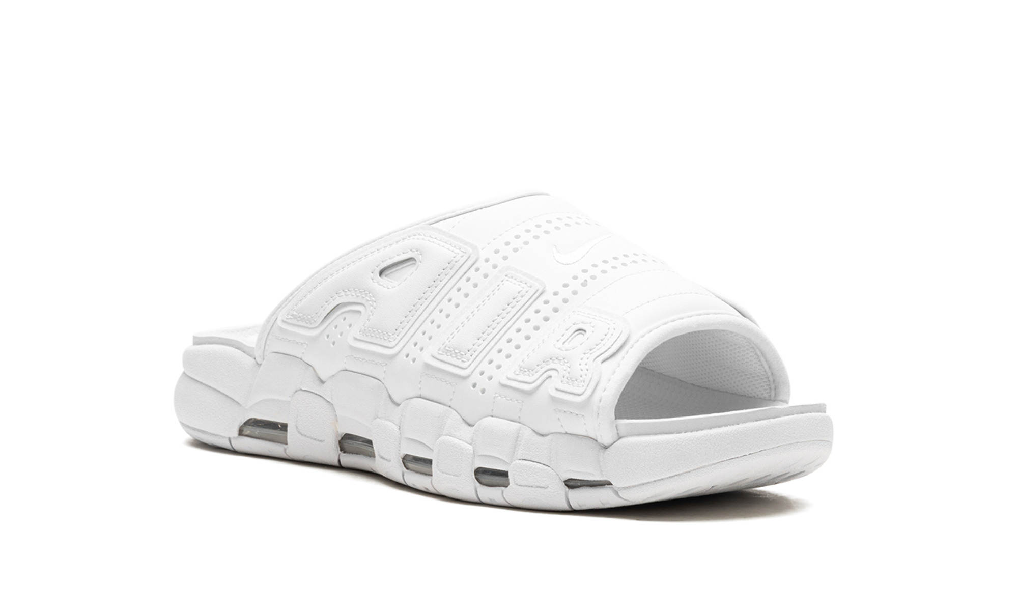 Nike More Uptempo Slide "Triple White" - 7