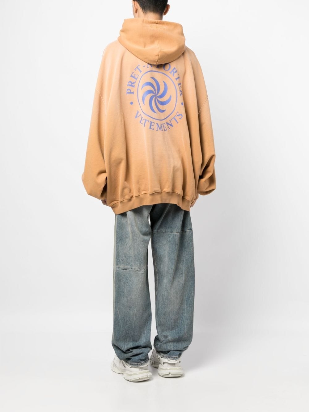 Vegan Logo drawstring hood - 5