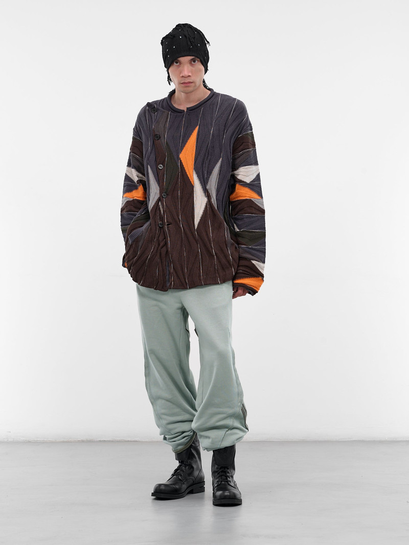 Kiko Kostadinov Green Vig K-Dart Spiral Sweatpants outlook