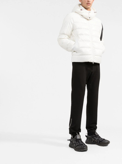 Moncler hooded feather down jacket outlook