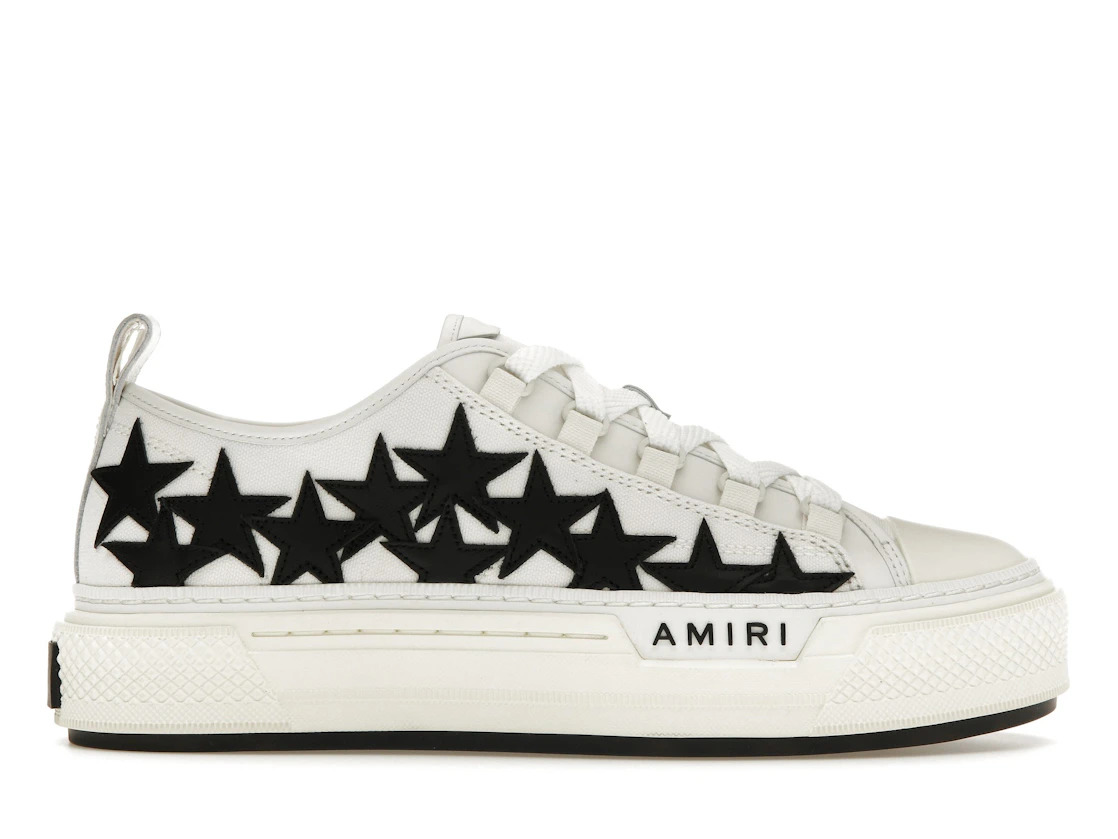 AMIRI Stars Court Low White Black - 1