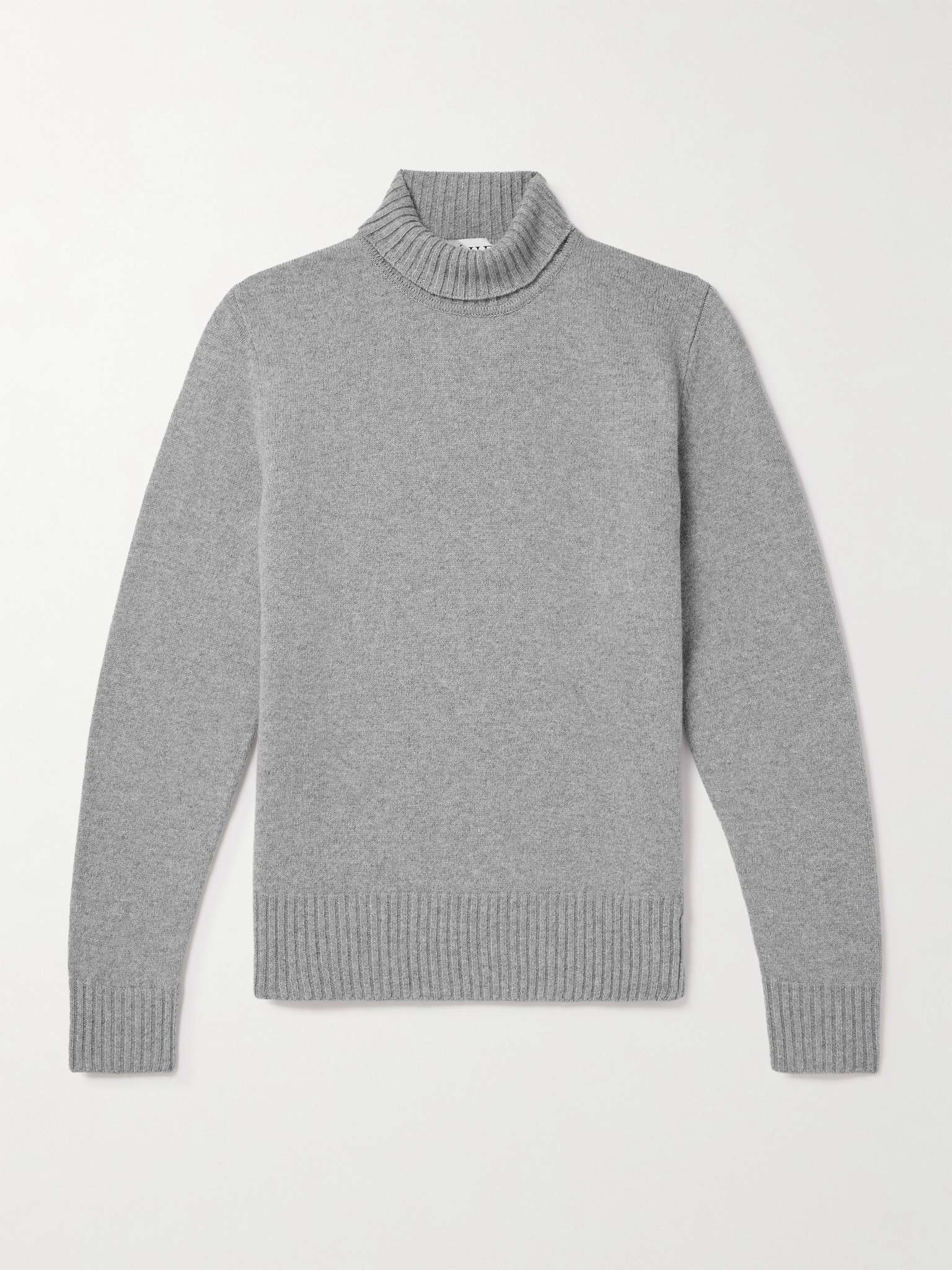 Wool and Cashmere-Blend Rollneck Sweater - 1