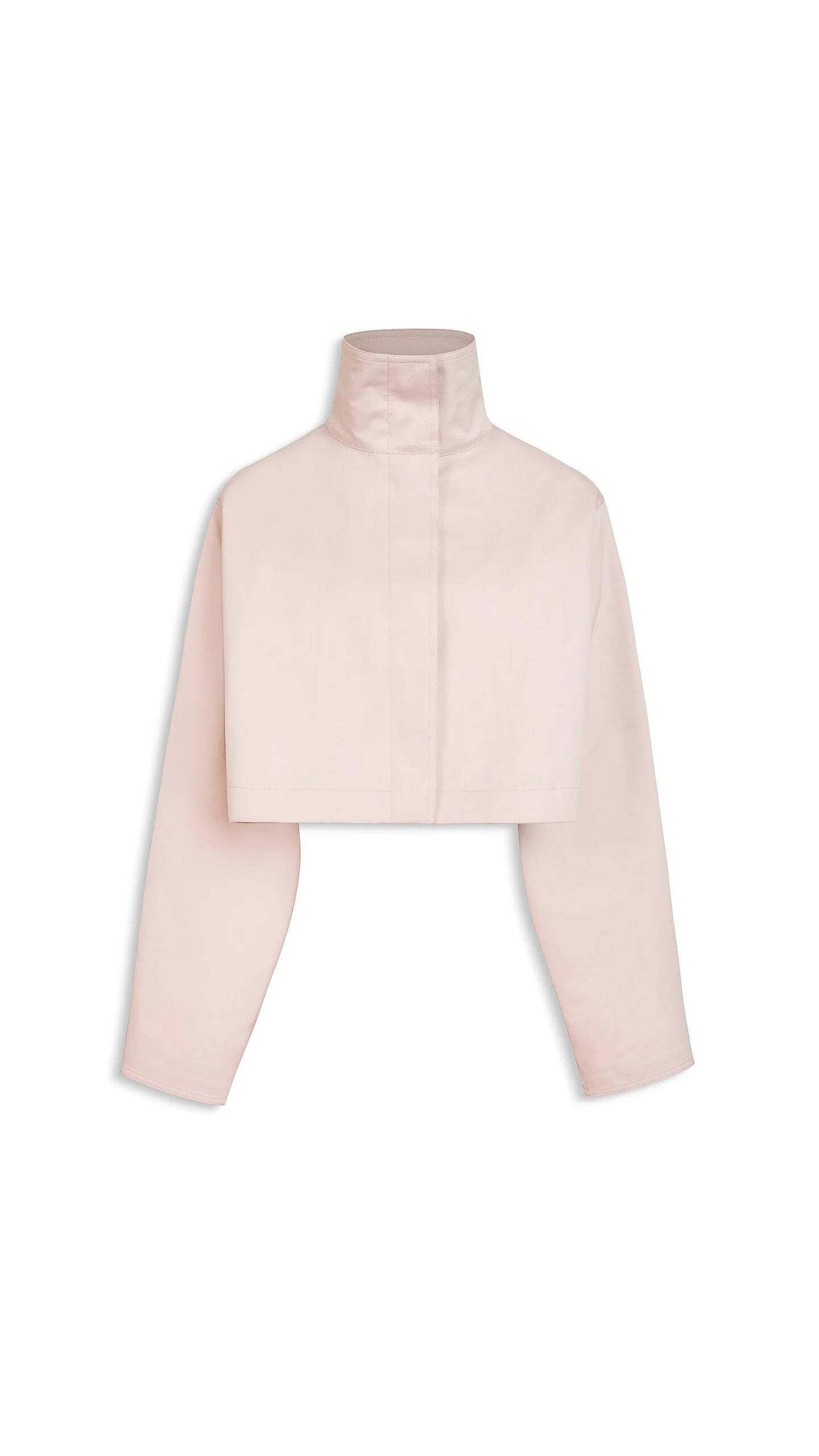 SILK COTTON CROPPED JACKET - 1
