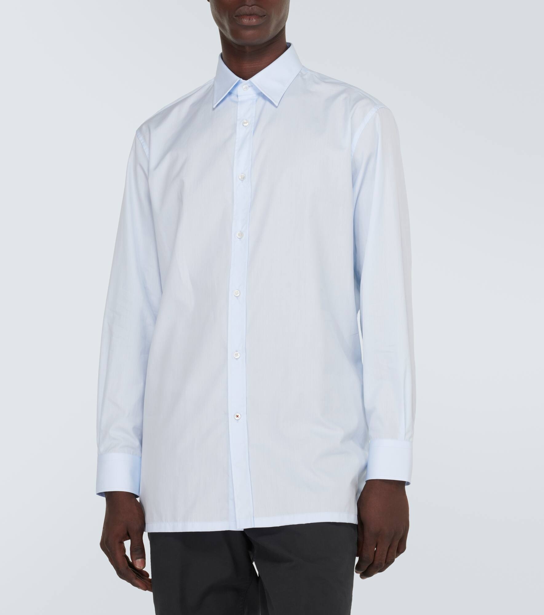 Cotton poplin Oxford shirt - 3