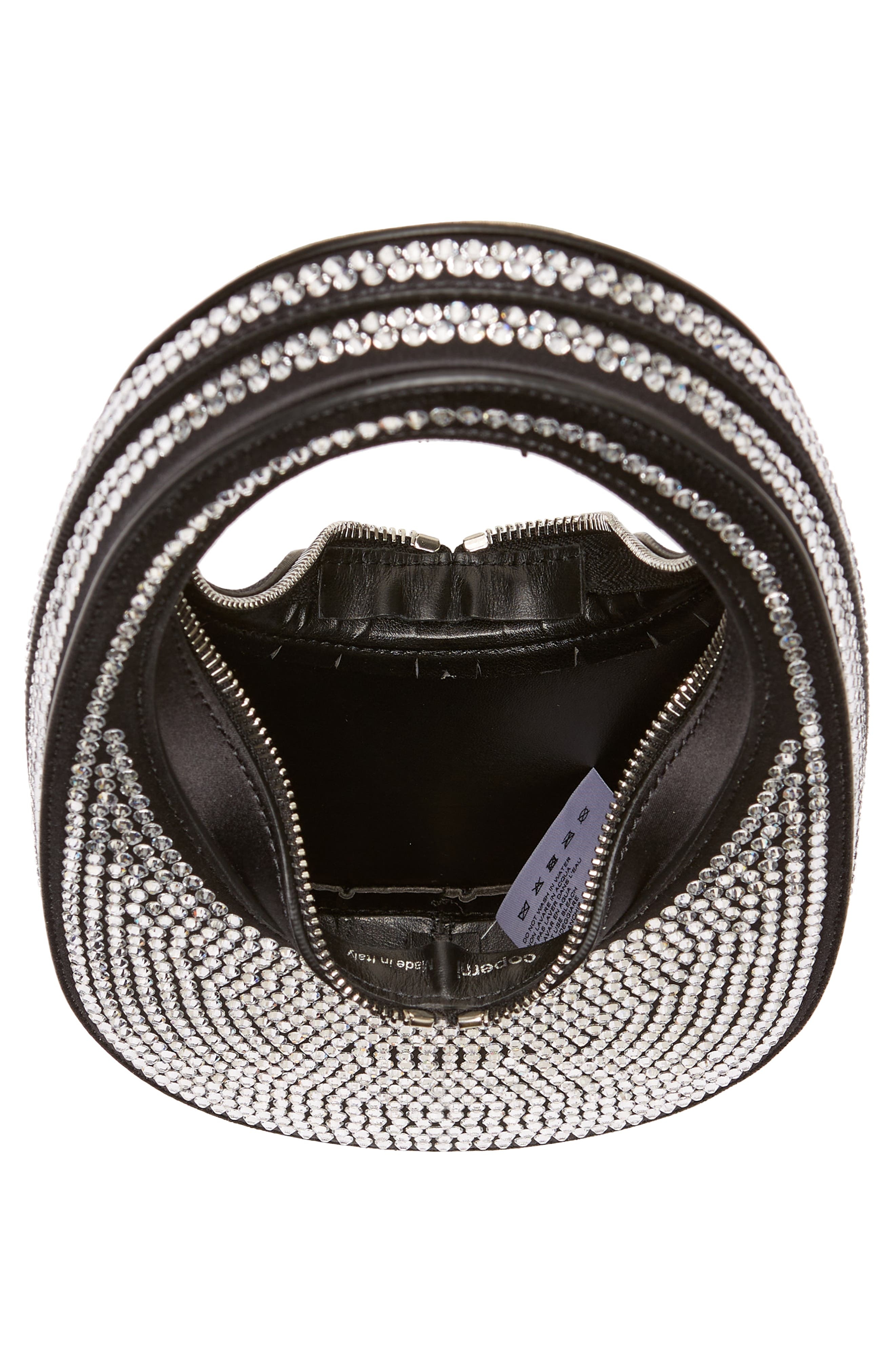 Coperni Mini Swipe Crystal Embellished Bag in Black Bkcs at Nordstrom - 4