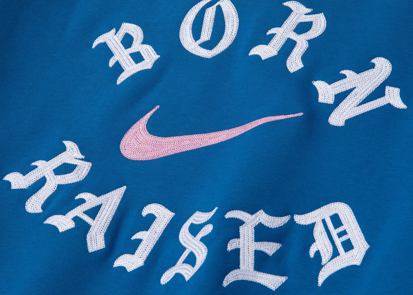 Nike SB Born X Raised Crewneck Sweatshirt Blue - 3