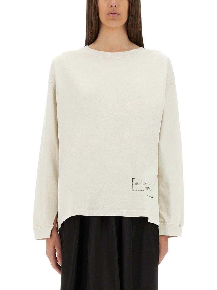 Maison Margiela Women Shirt With Printed Logo - 3