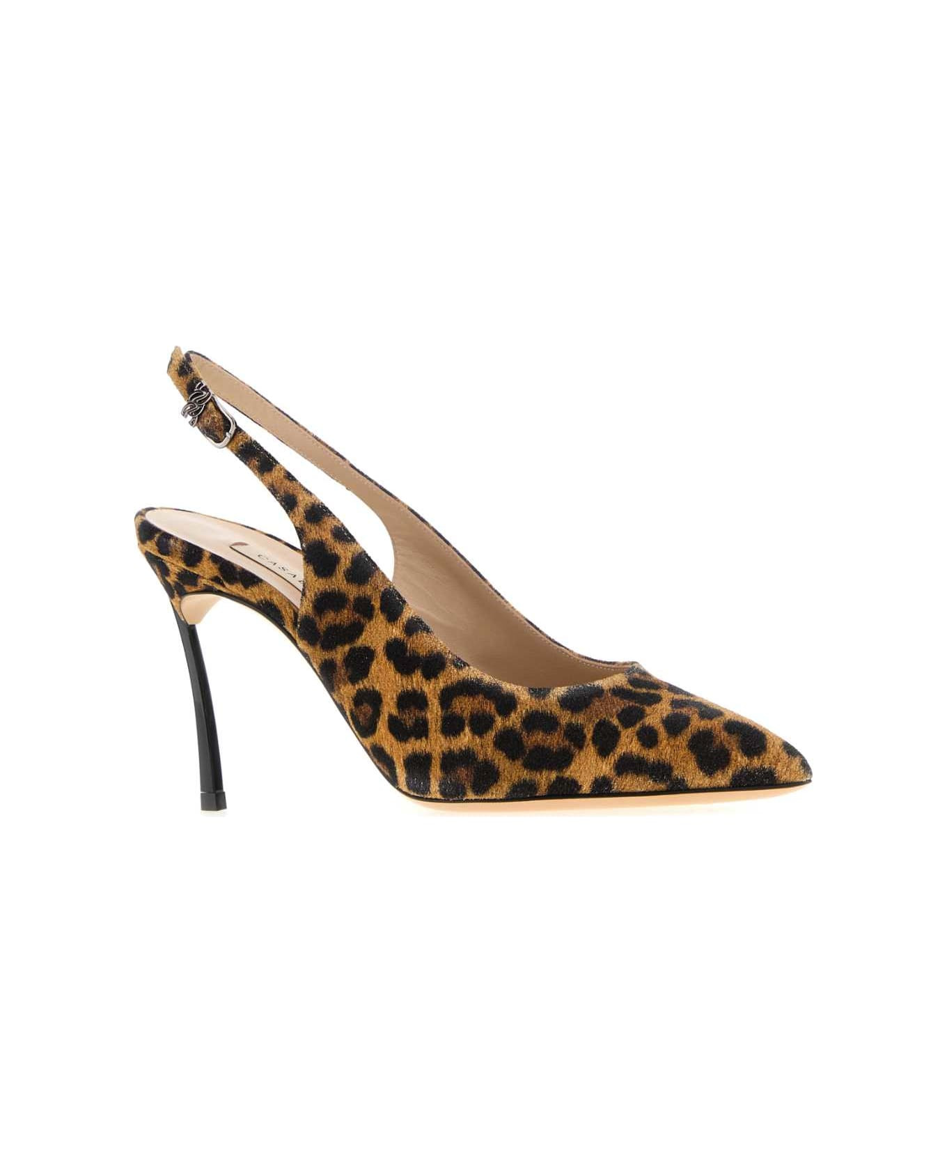 Printed Suede Malesia Pumps - 2