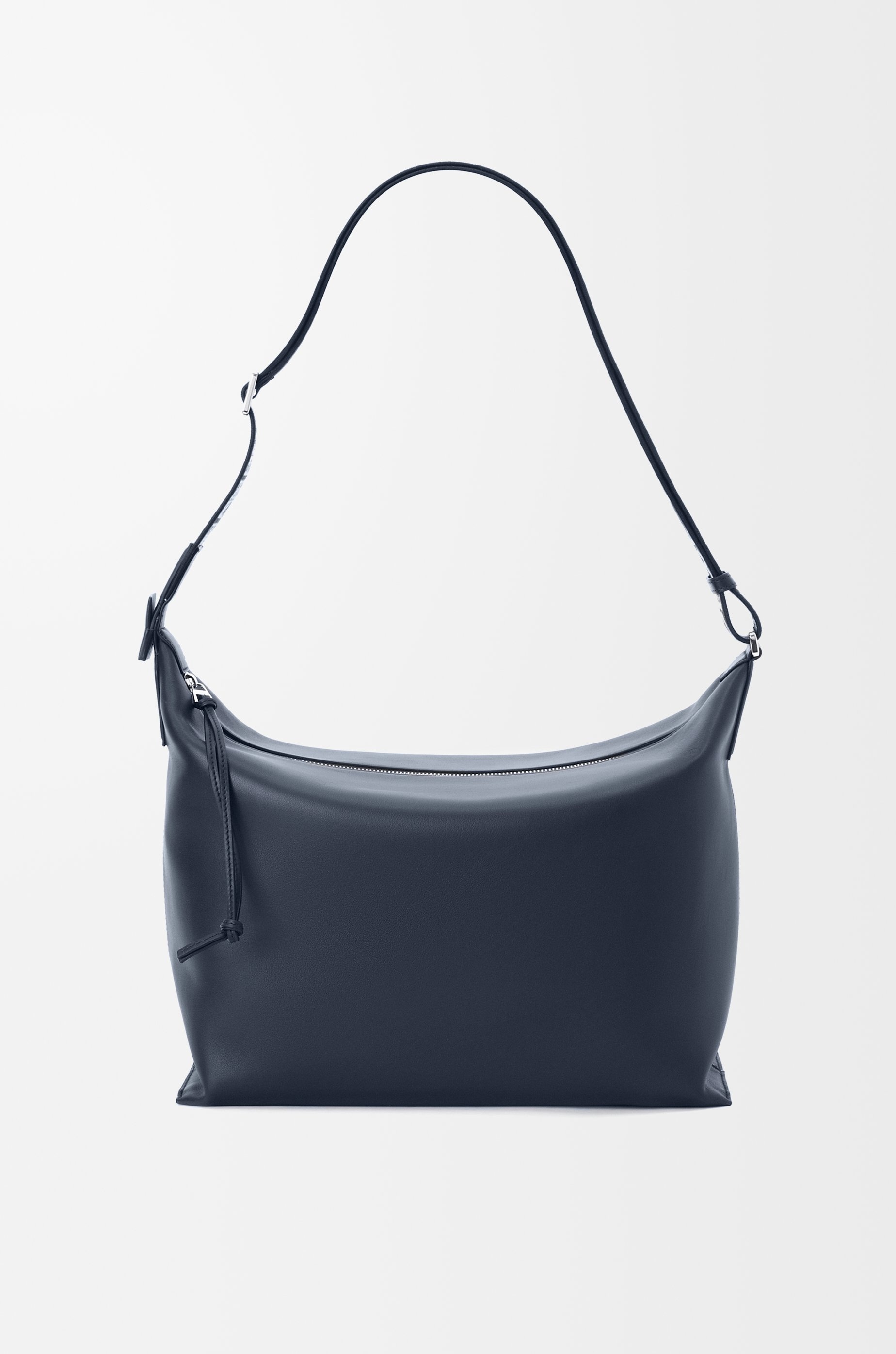 Cubi Crossbody bag in supple smooth calfskin and jacquard - 1