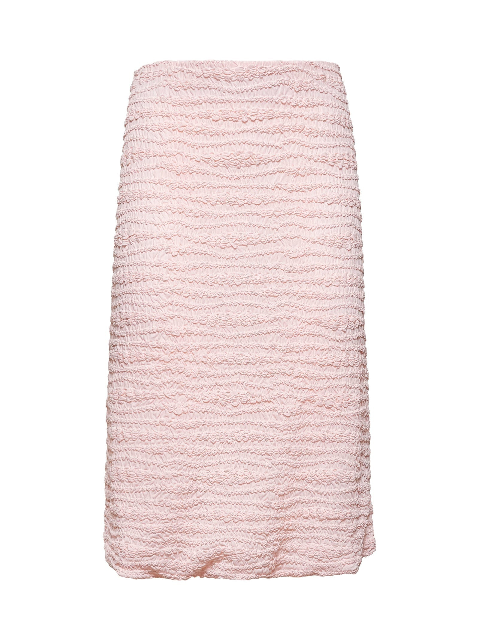 Jil Sander Women Pink Embroidered Crepe Jersey Skirt - 1