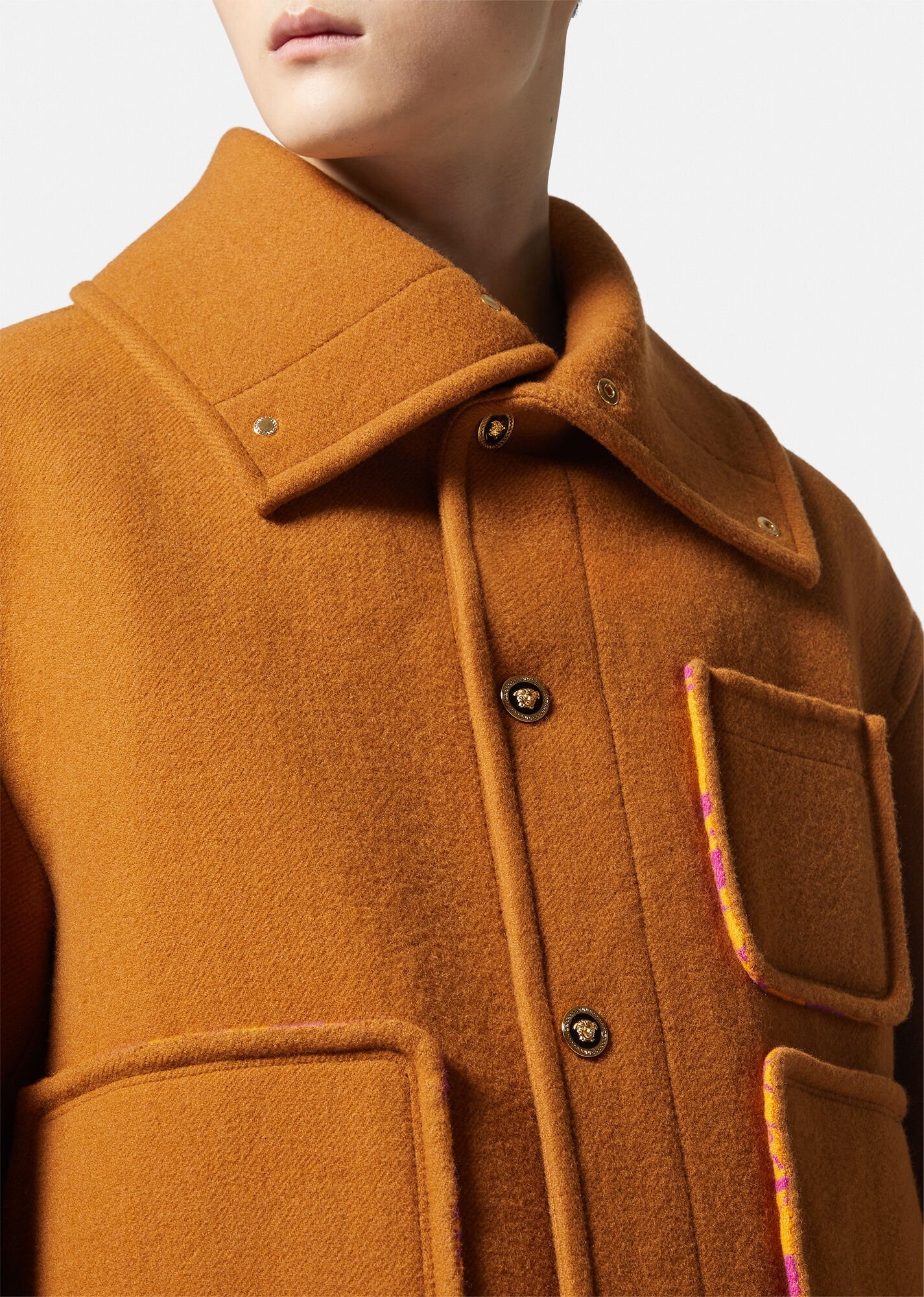 Barocco Silhouette Jacquard Jacket - 4