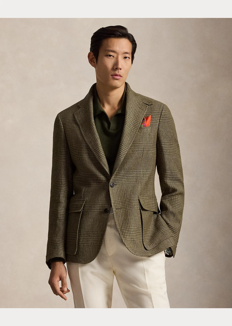 The RL67 Plaid Summer Tweed Jacket 7