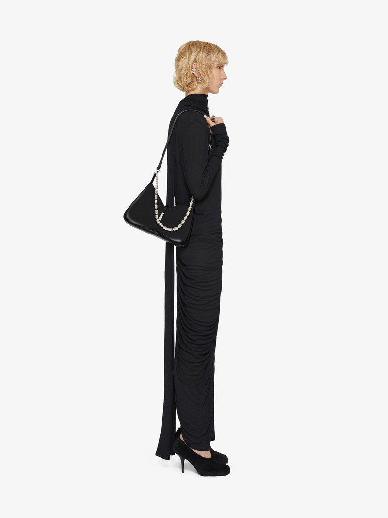 Givenchy SMALL CUT OUT BAG IN SHINY LEATHER WITH CHAIN outlook