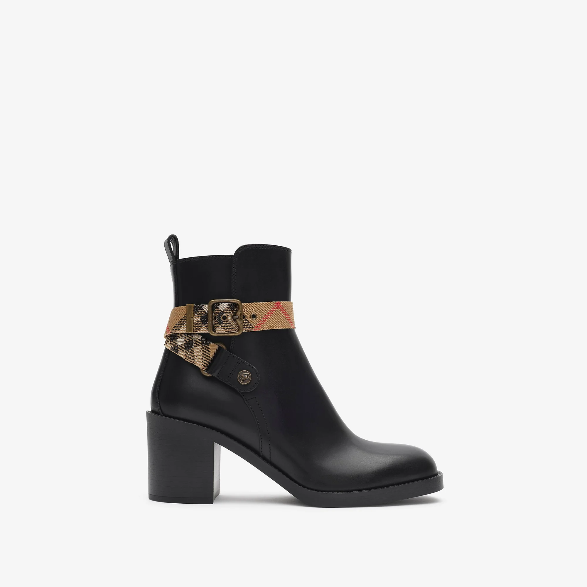 Leather Huntley Heel Boots - 1