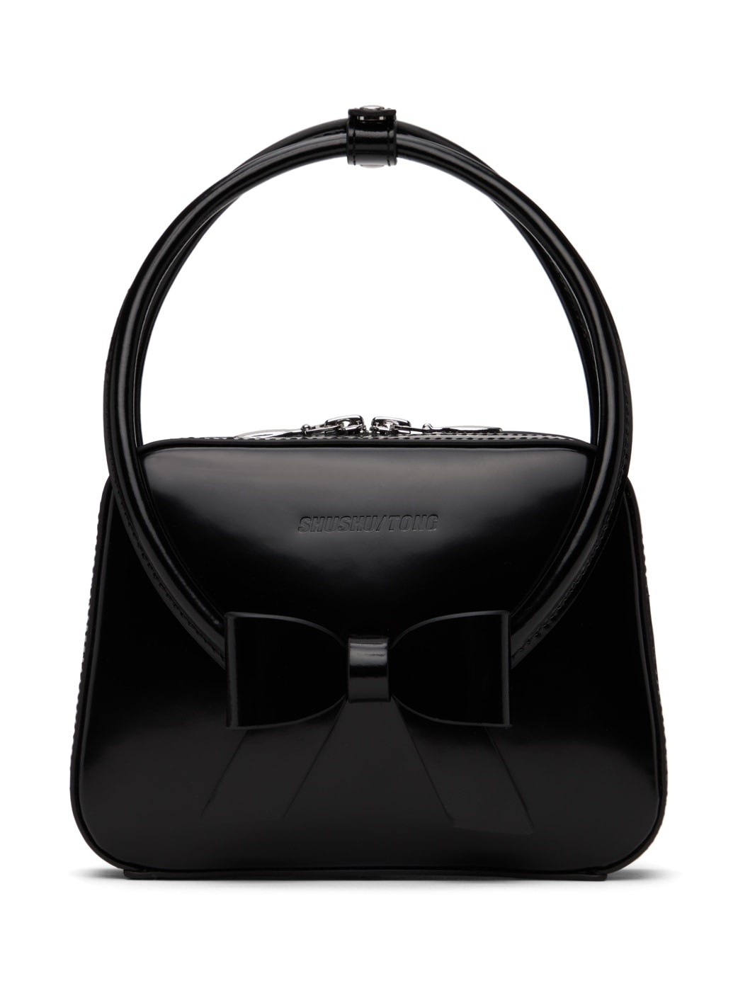 Black Stereo Bow Bag - 1