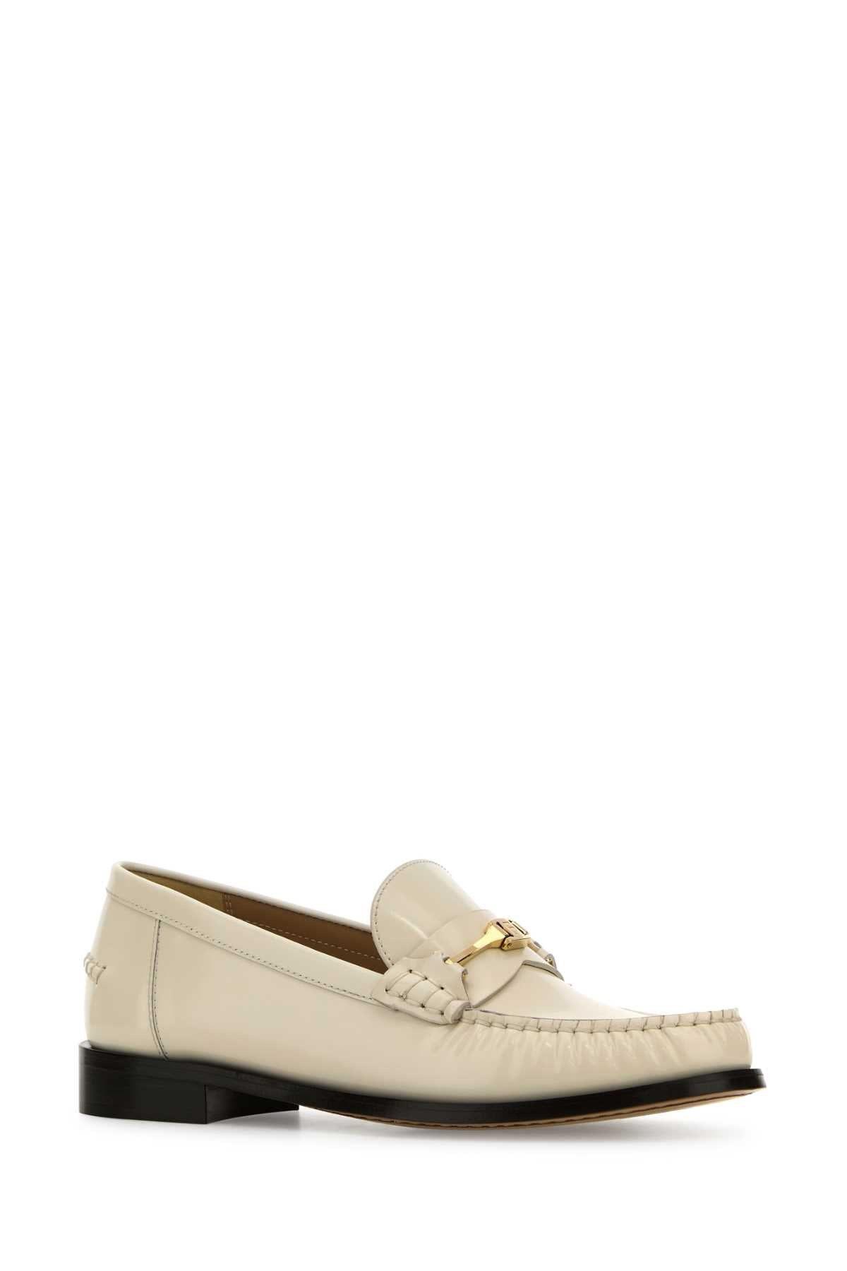 Salvatore Ferragamo Women Ivory Leather Harry Loafers - 2