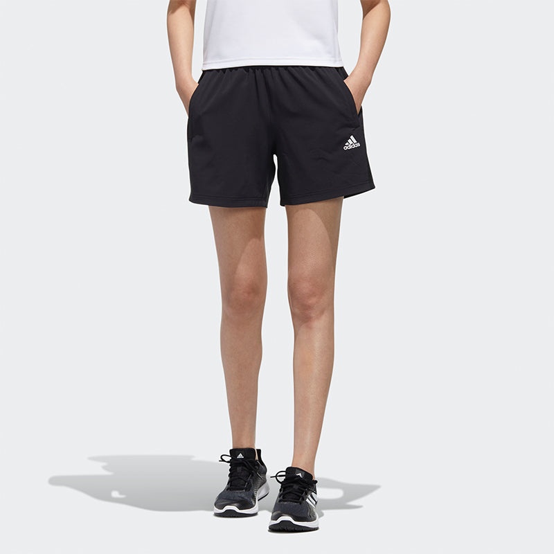 (WMNS) adidas Mh 1/4 Shorts Sports Running Training Woven Black FT2879 - 3