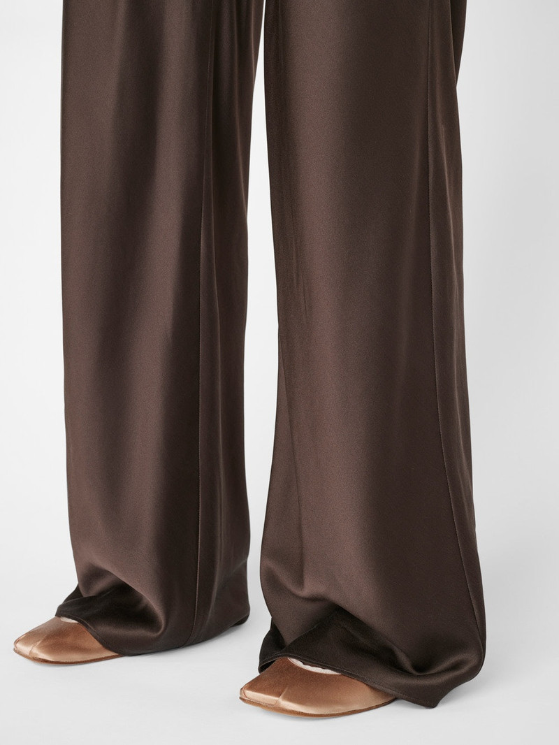 Wide Leg Pull On Pant in Espresso 5