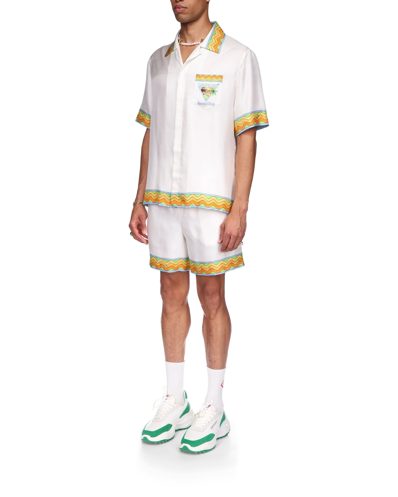 Afro Cubism Tennis Club Silk Shirt - 5
