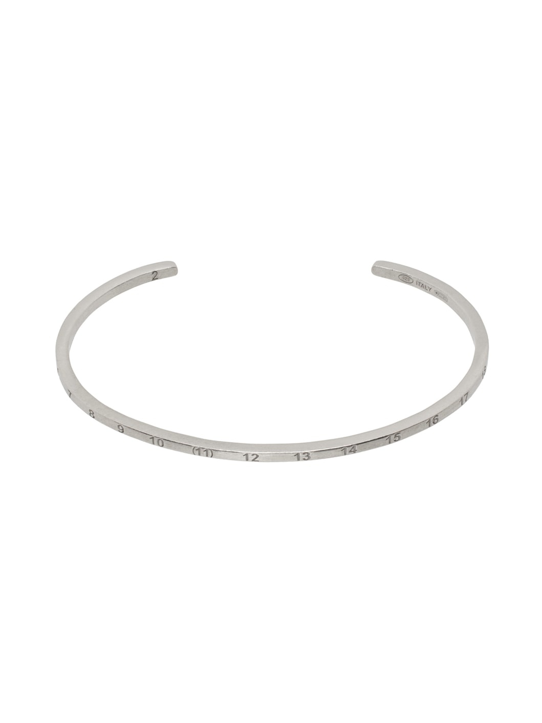Silver Numerical Cuff Bracelet - 1