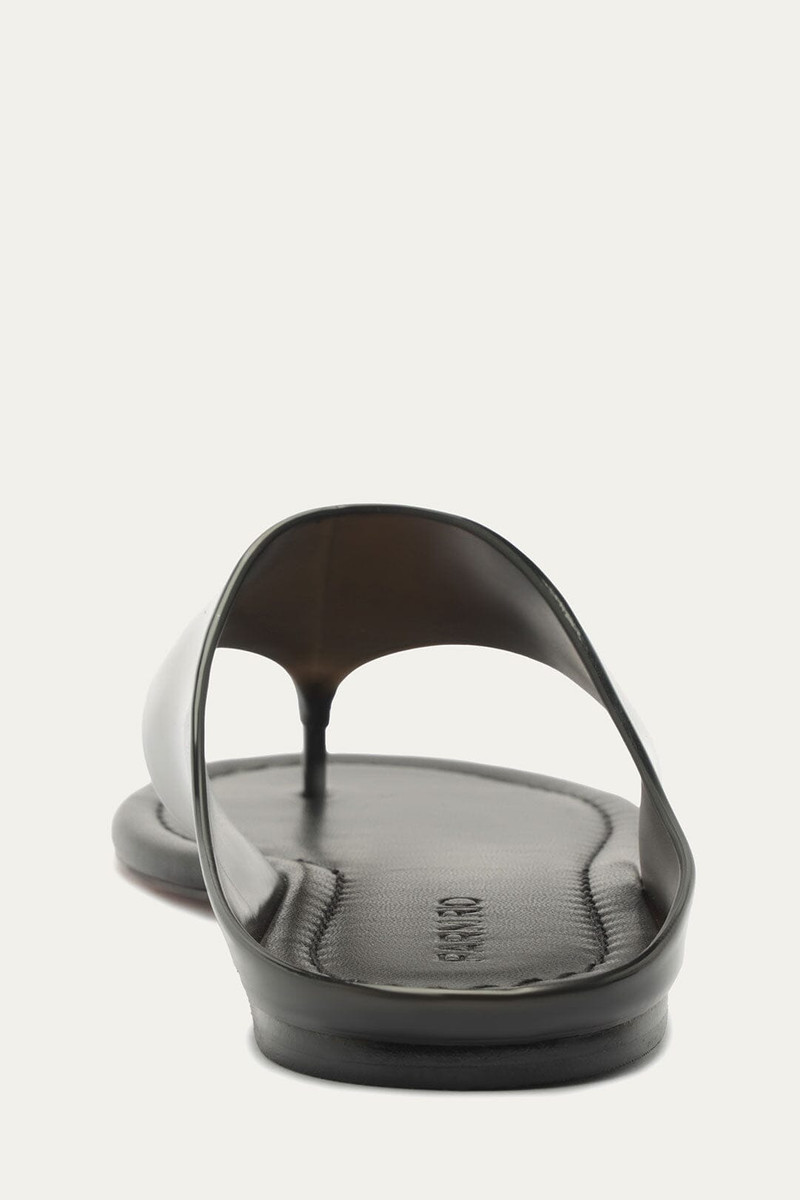 Black Jelly Flat Sandal 3