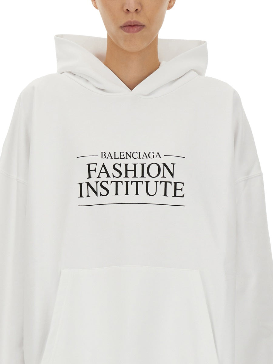 Balenciaga Women Fashion Institute Large Fit Sweatshirt - 3