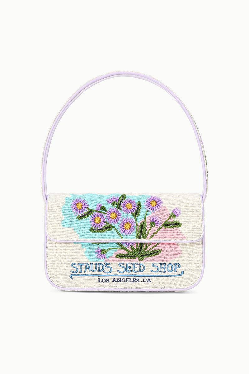 STAUD TOMMY BEADED BAG CALIFORNIA ASTER 1