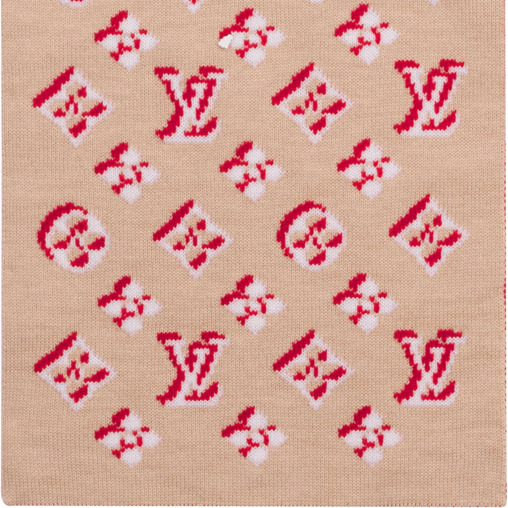 3D Monogram Scarf - 2