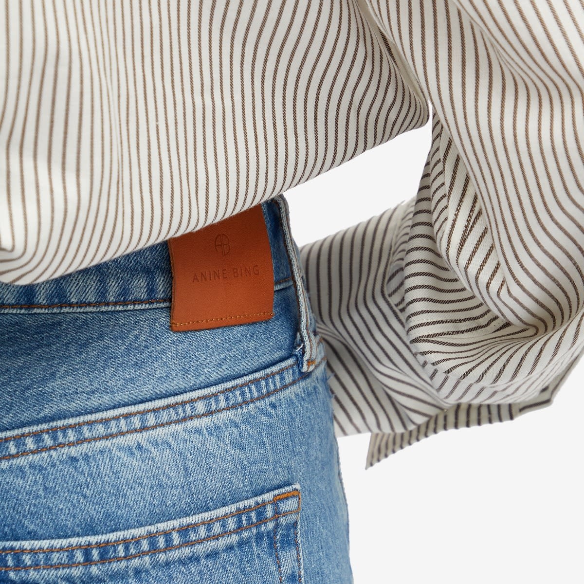 Anine Bing Gavin Long Jeans - 5