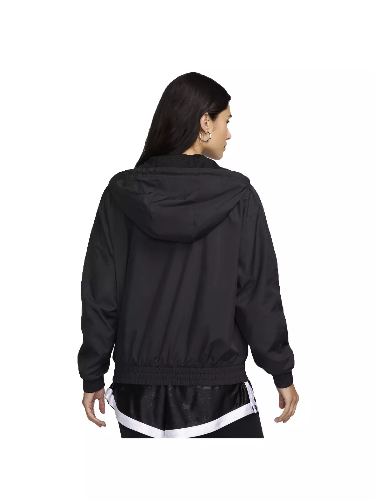 Nike Women's Sportswear Classic Wovens Loose UV Hooded Jacket - 2